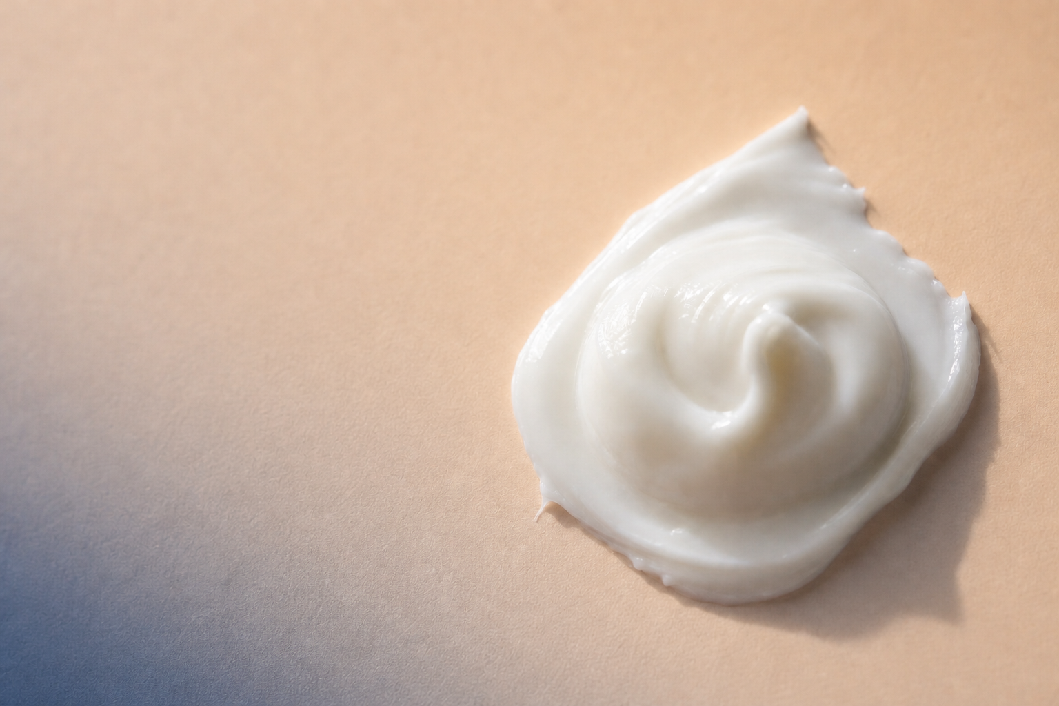 a dollop of sunscreen